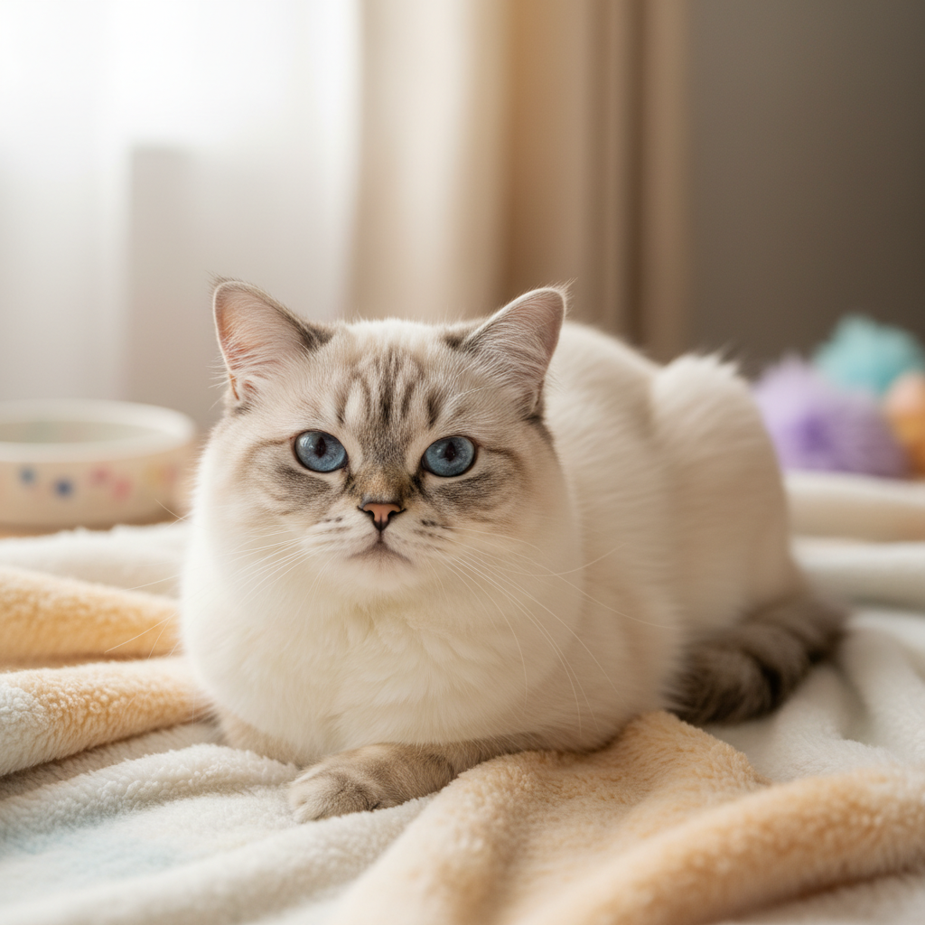 喜玛拉雅猫(喜马拉雅猫)饲养指南:呵护蓝眼小公主